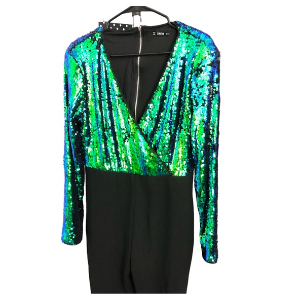 Mermaid sequin jumpsuit size XL - Picture 4 of 4